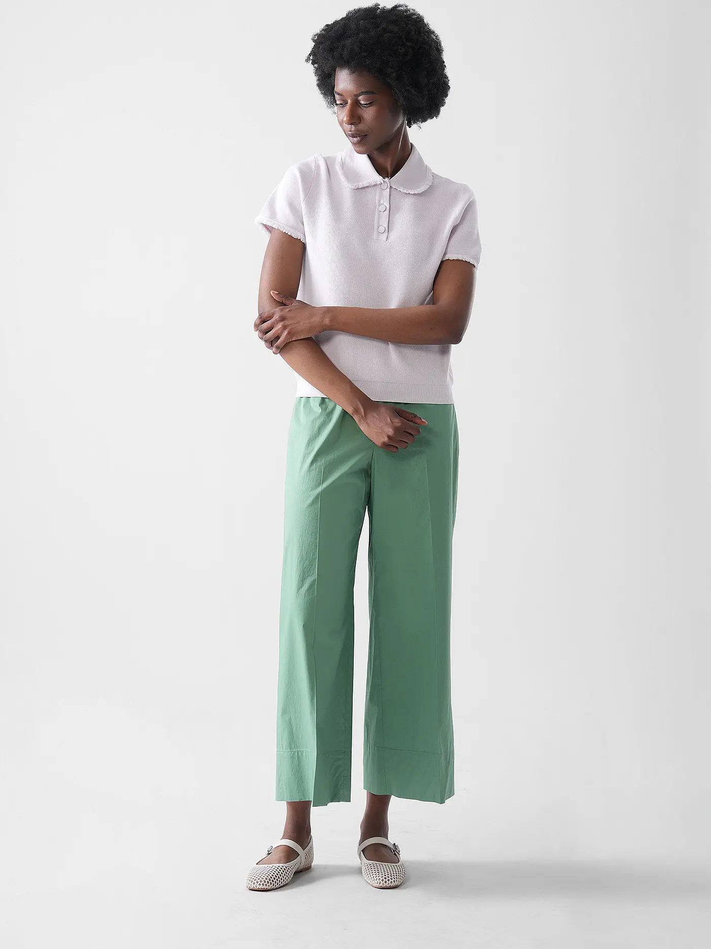 RIANI | Hose Wide Leg Fit | 